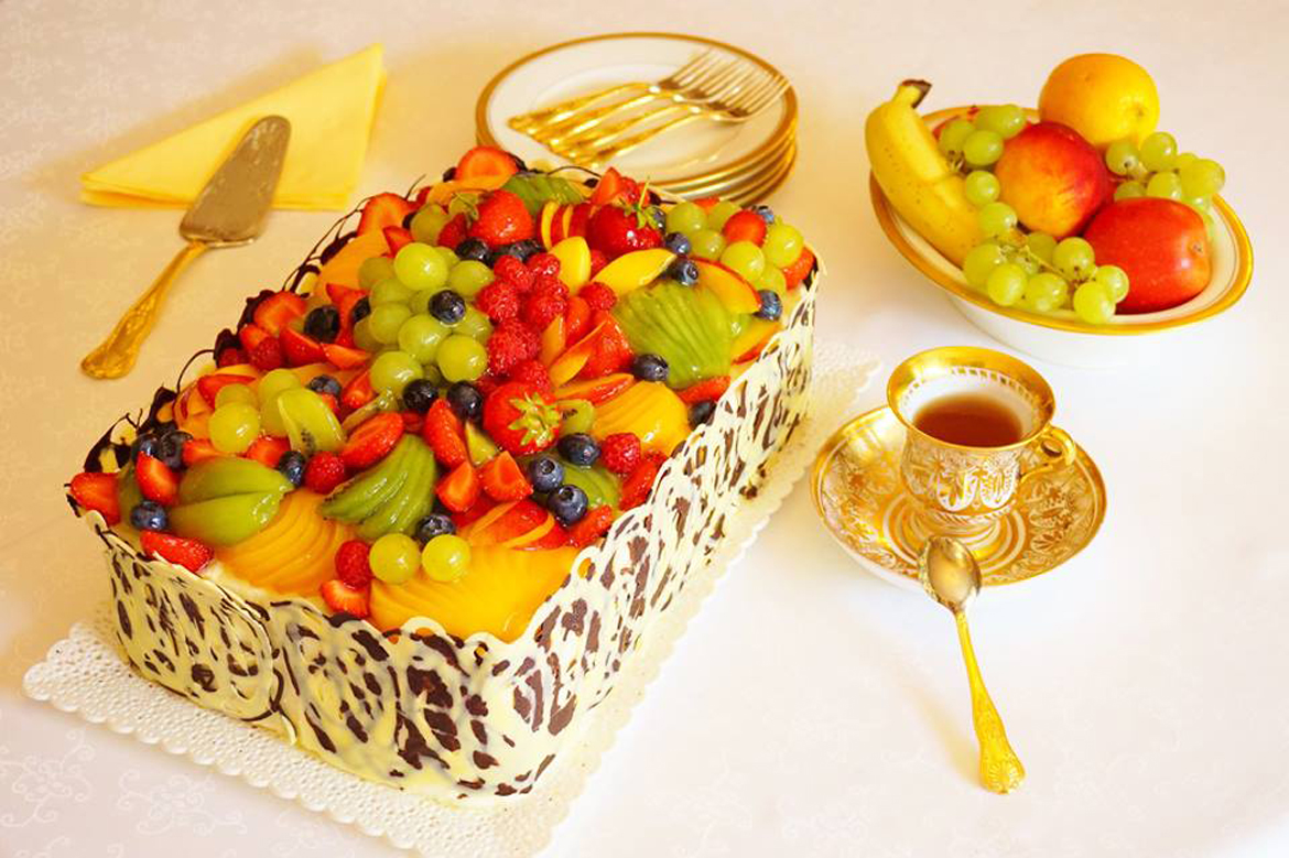 Mega ovocný dort